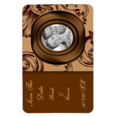 Vlaanderen (donkerbruin) Magneet (Verticaal)