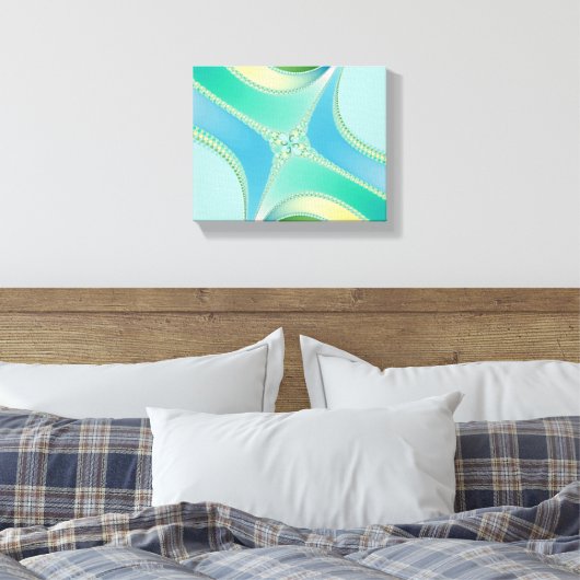 Vlaanderen - Fractal Art Canvas Afdruk (Insitu (Slaapkamer))