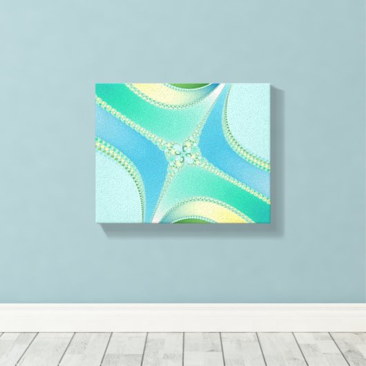 Vlaanderen - Fractal Art Canvas Afdruk (Insitu (Houten vloer))