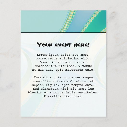 Vlaanderen - Fractal Art Flyer (Voorkant)