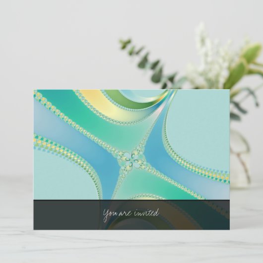 Vlaanderen - Fractal Art Kaart (Staand voorkant)