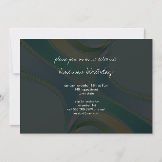 Vlaanderen - Fractal Art Kaart (Achterkant)