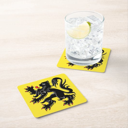 Vlaanderen Kartonnen Onderzetters (Insitu)