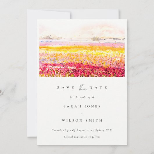 Vlaanderen landschap save the date (Voorkant)