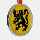 Vlaanderen Metalen Ornament (Rechts)