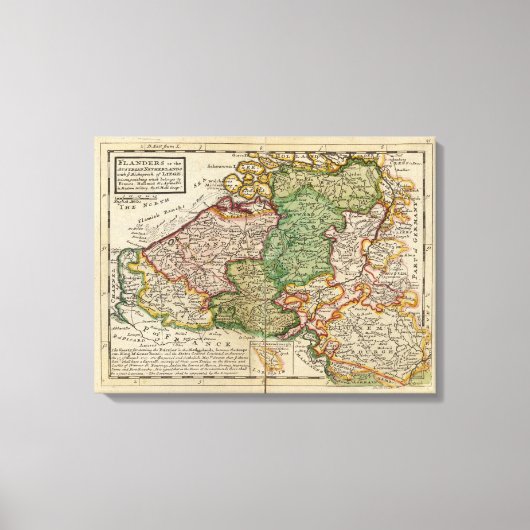 Vlaanderen of Nederland Canvas Afdruk (Voorkant)