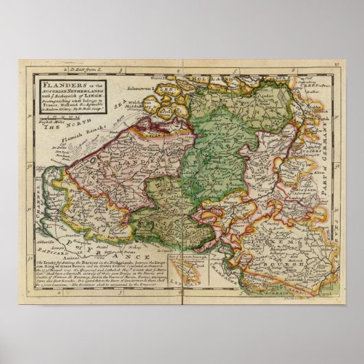 Vlaanderen of Nederland Poster (Voorkant)