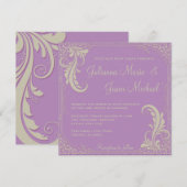  Vlaanderen Paarse uitnodiging tot gewelddadige  (Voorkant / Achterkant)