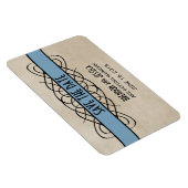 Vlaanderen Rand sparen de Datum Magnet, Blauw Magneet (Rechterzijde)