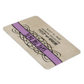 Vlaanderen Rand sparen de Datum Magnet, Violet Magneet (Rechterzijde)