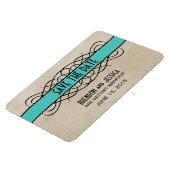 Vlaanderen Rand sparen de Magnetdatum, Aqua Magneet (Linkerzijde)