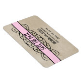 Vlaanderen Rand sparen de Magnetische Datum, Roze Magneet (Rechterzijde)