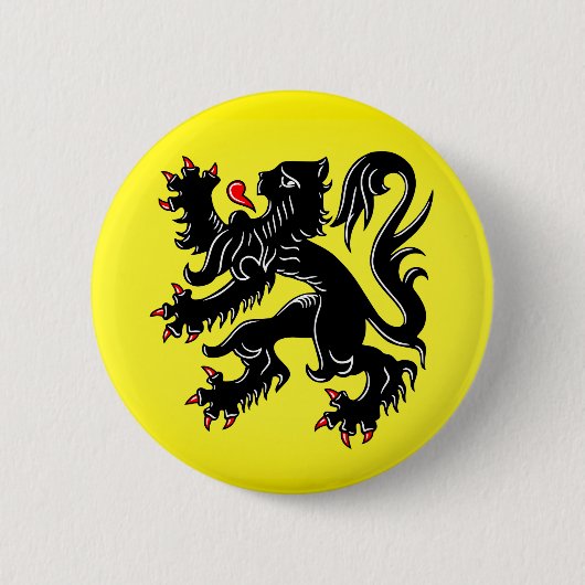 Vlaanderen Ronde Button 5,7 Cm (Voorkant)