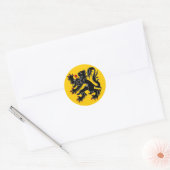 Vlaanderen Ronde Sticker (Envelop)