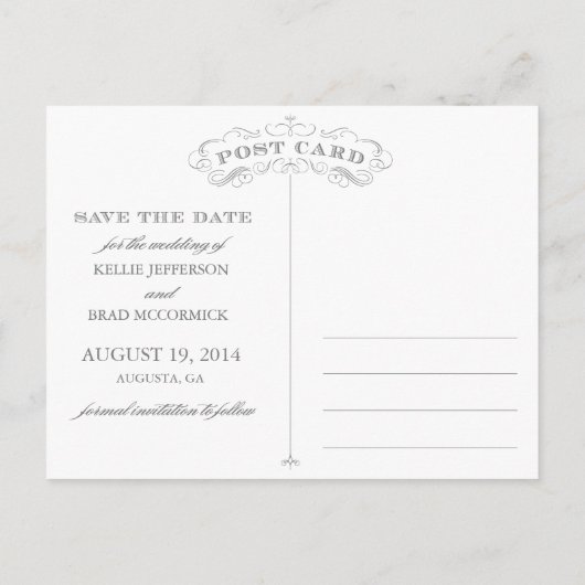  Vlaanderen Sla de postkaart op Aankondigingskaart (Achterkant)