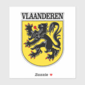 Vlaanderen Sticker (Vel)