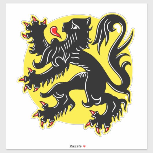 Vlaanderen Sticker (Vel)
