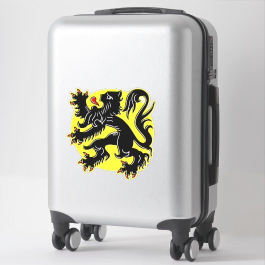 Vlaanderen Sticker (Koffer)