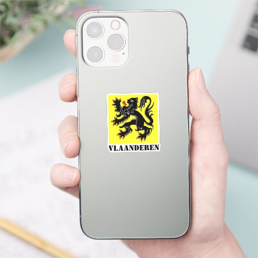 Vlaanderen Sticker (Telefoon)