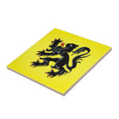 Vlaanderen Tegeltje (Zijkant)