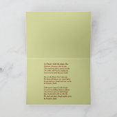 Vlaanderen veldt papaver foto en gedicht kaart (Binnen)