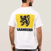 Vlaanderen (Vlaanderen) Apparel T-shirt (Achterkant)