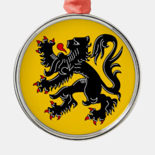 Vlaanderen (Vlaanderen) Metalen Ornament