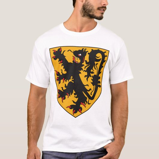 Vlaanderen - Wapenschild T-shirt (Voorkant)