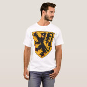 Vlaanderen - Wapenschild T-shirt (Voorkant volledig)