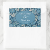 Vlaanderen Waterverf Opslaan Datum Rechthoekige Sticker (Tas)