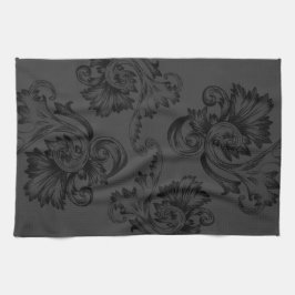  Vlaanderen (zwart) Theedoek