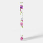 Vlaanroze Paarse Elegant Floral Waterverf Case-Mate iPhone Case (Achterkant / Links)