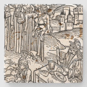 Vlad de beeldelaar (Dracula) Onderzetter (Voorkant)