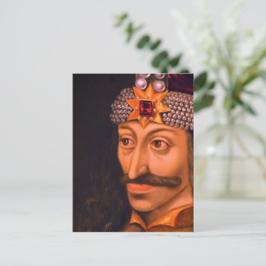 Vlad de Impaler - Dracula Briefkaart (Staand voorkant)