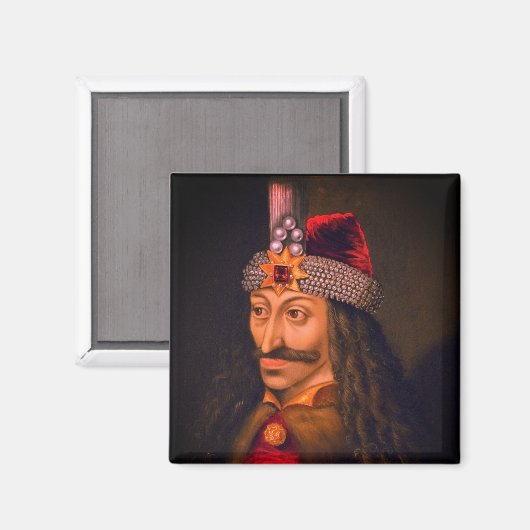 Vlad de Impaler - Dracula Magneet (Voorkant / Achterkant)