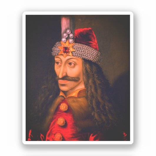 Vlad de Impaler - Dracula Sticker (Voorkant)