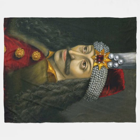 VLAD DE IMPALER FLEECE BLANKET (Voorkant (Horizontaal))