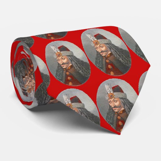 Vlad de Impaler Necktie Stropdas (Opgerold)