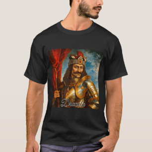 Vlad de Spietser Middeleeuwse portret Dracula Kuns T-shirt
