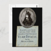 Vlad Dracul Memorial Briefkaart (Voorkant / Achterkant)
