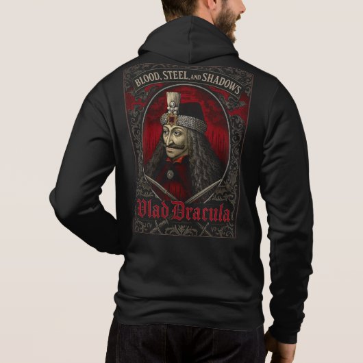 Vlad Dracula Gothic hoodie (volwassen) (Achterkant)