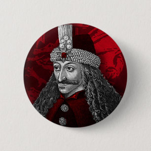 Vlad Dracula Gothic Ronde Button 5,7 Cm