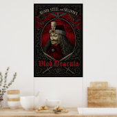 Vlad Dracula Poster – Bloed, staal en schaduwen (Keuken)