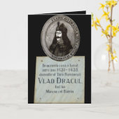 Vlad Draculeala en gedenkteken bij Zemelen Kaart (Gele Bloem)