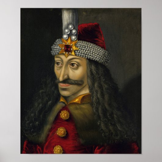 Vlad het Impaler Portret Poster (Voorkant)