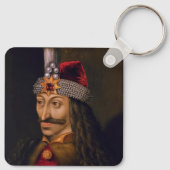 Vlad Tepes Dracula de Pfaler Woiwode van Walachije Sleutelhanger (Achterkant)