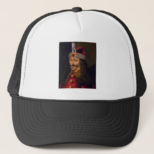 Vlad Tepes Dracula Impaler Voivode van Wallachia Trucker Pet (Voorkant)