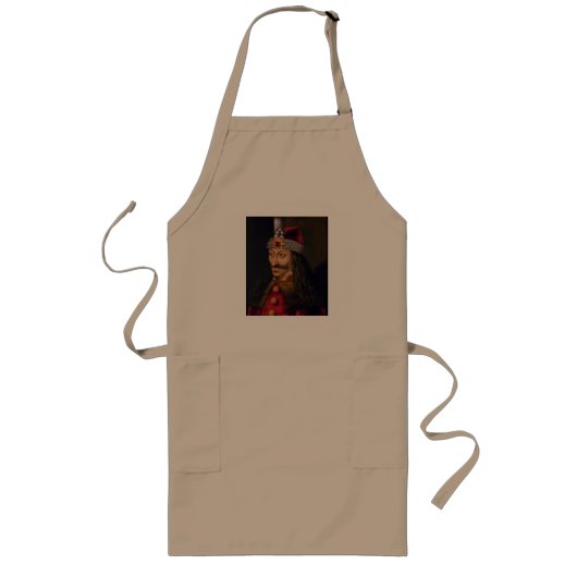 Vlad Tepes Dracula Spieser Woiwode van Walachije Lang Schort (Voorkant)