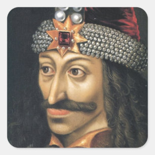 Vlad Tepes [graaf Dracula] Vierkante Sticker