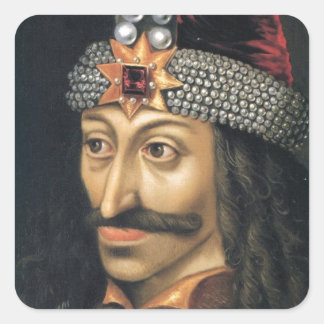 Vlad Tepes [graaf Dracula] Vierkante Sticker
